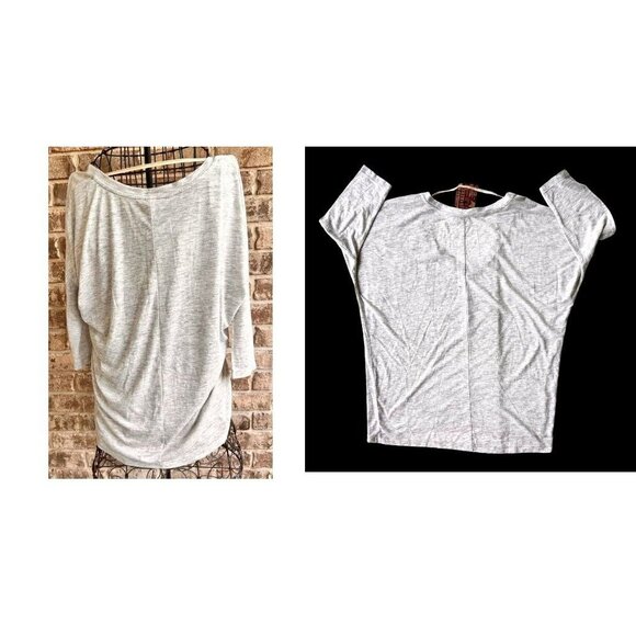 NWT Knob Hill Jim Beam Tee Top Sz M Light Gray Bourbon Whiskey Logo Drop… - Picture 8 of 12